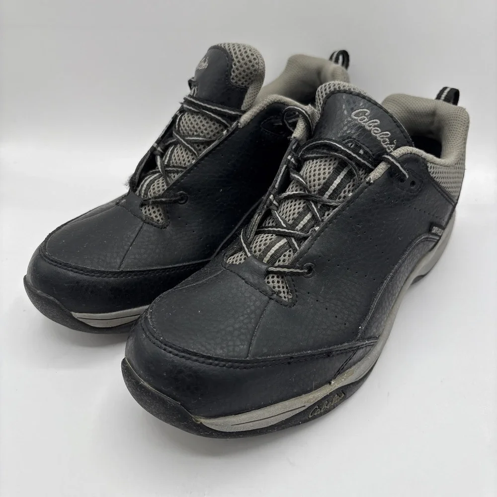 Cabela's Dry-Plus Black‎ Leather Size 10 M Shoes